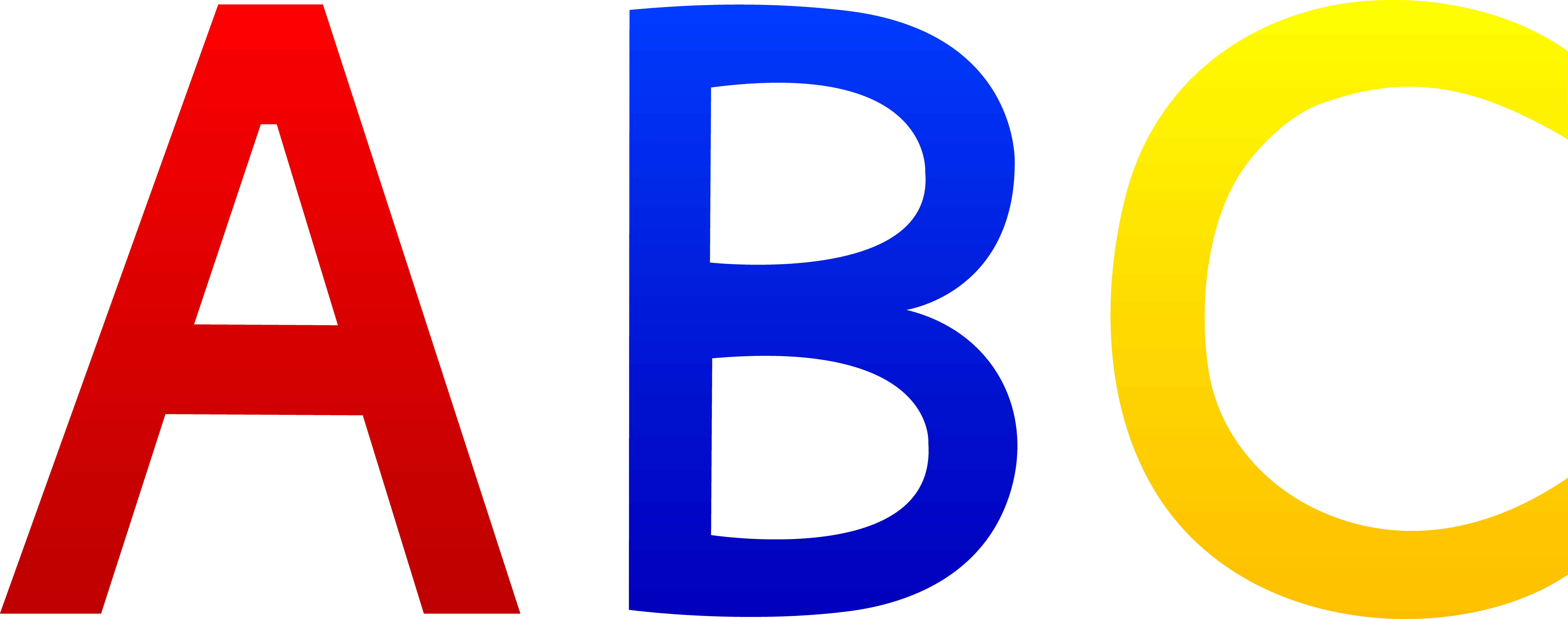 Clip art alphabet letters