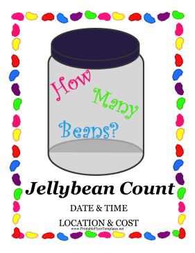 Jellybean Count Fundraiser