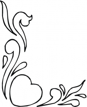 Flowers For > Hearts And Flowers Coloring Pages