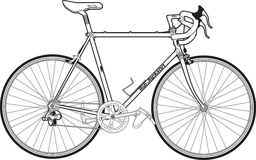 Drawing Bicycle - ClipArt Best