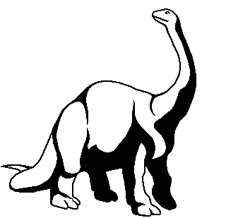 Dinosaur Clip Art Black And White - Free Clipart ...