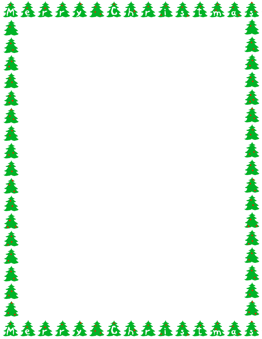 clipart christmas tree borders - photo #10