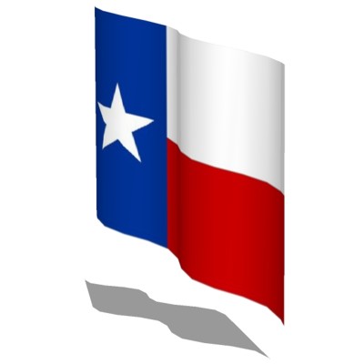 Texas Flag 3D Model - FormFonts 3D Models & Textures