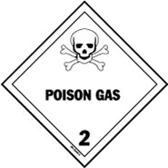 761 views D.O.T. Poisonous Material Label for Hazardous Materials - Class 6