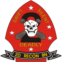 U.S. Marine Corps Force Reconnaissance, branch insignia - vector image