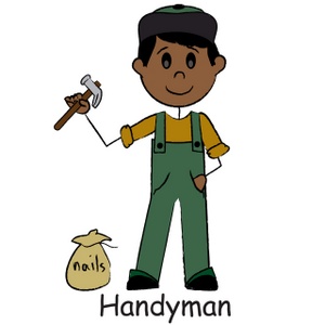 Handyman Clipart Image - Stick Figure Hispanic Male Handyman ...