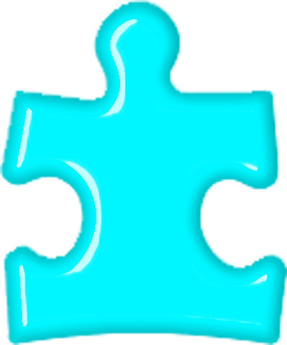Light Blue Puzzle Piece - Download - 4shared