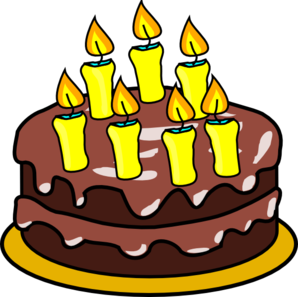 7th Birthday Cake clip art - vector clip art online, royalty free ...