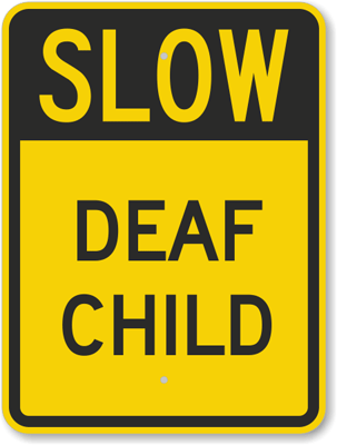 Deaf Child Signs
