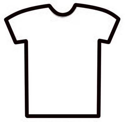 Best Photos of Template Of A Simple T-Shirt - Blank T-Shirt ...