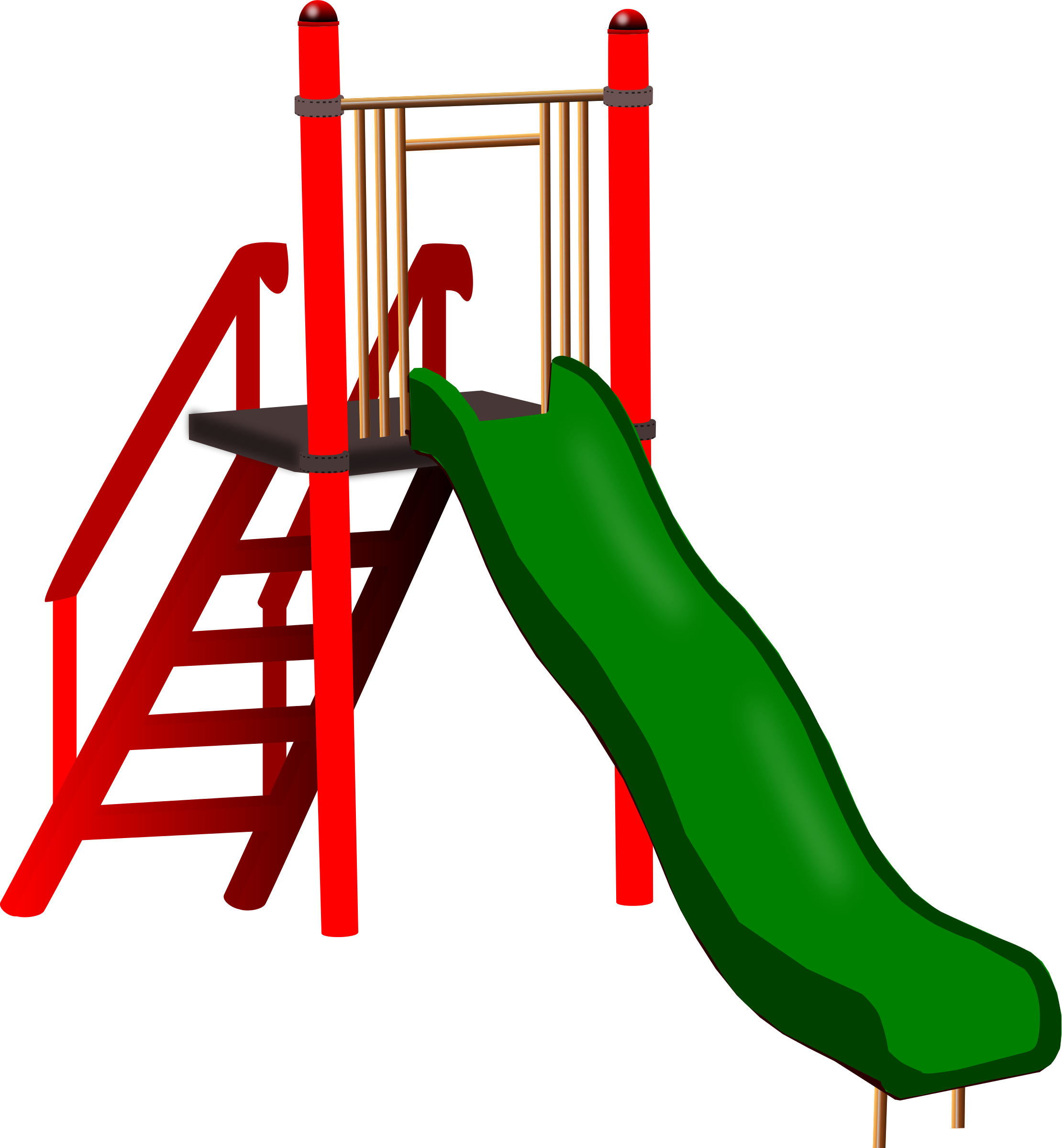 Playground slide clipart