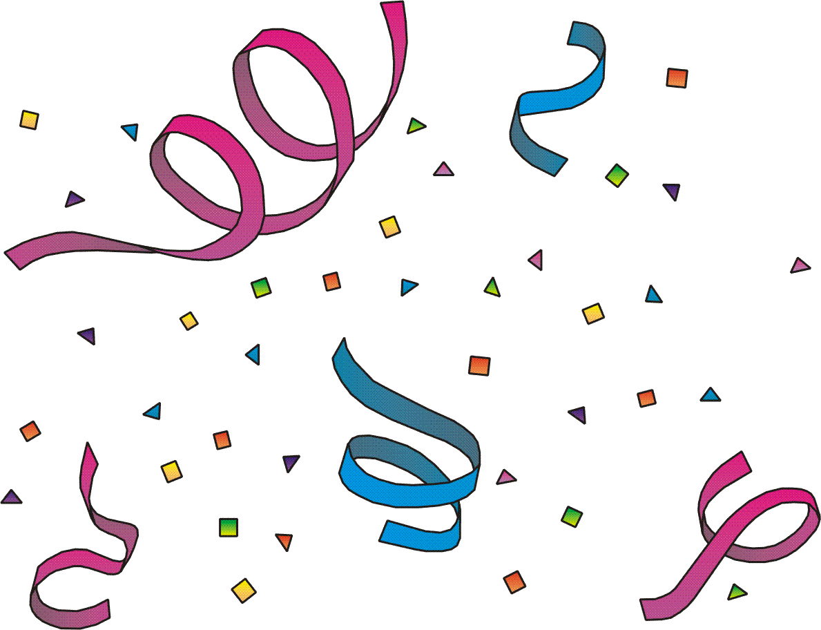 Free party celebration clipart colorful printable party image #8850