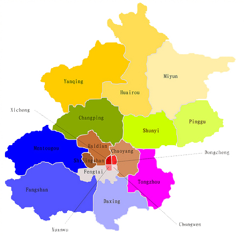 District Map of Beijing > China Expat – Chinese Language, Culture ...