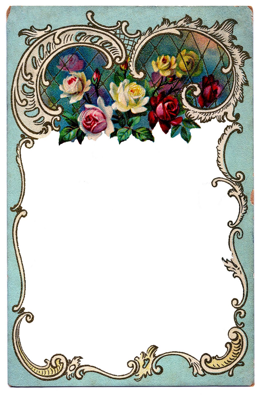 Victorian border clip art