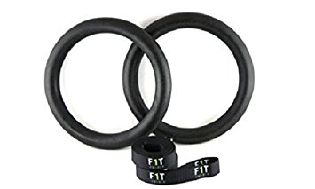 Amazon.com : New Black Plastic Gymnastic Rings Olympic Rings with ...