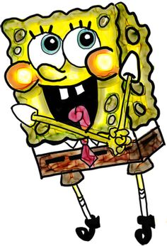 Spongebob character Drawings with coor | ... Characters, Cartoons ...