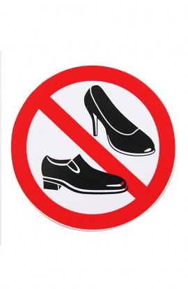 NO SHOES SIGN SYMBOL EMBLEM STICKERS FOR MOTORCYCLES, MX MOTOCROSS ...