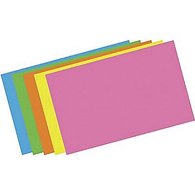 Top Notch Teacher ProductsÂ® Brite Assorted Blank Index Card, 5" x ...