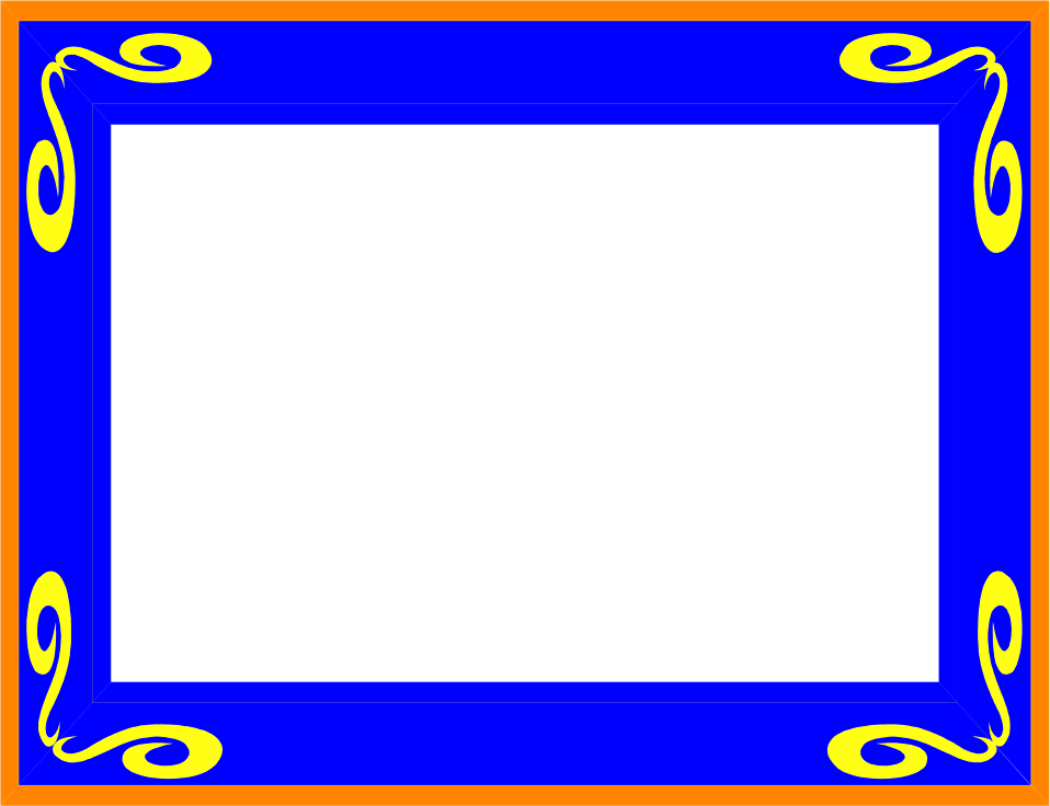 473 views Border Blue | Free Stock Photo | Illustration of a blank picture ...