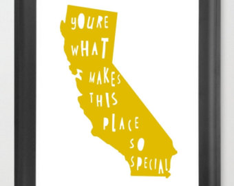 california map art