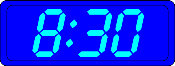 Digital Clock Clipart - Tumundografico