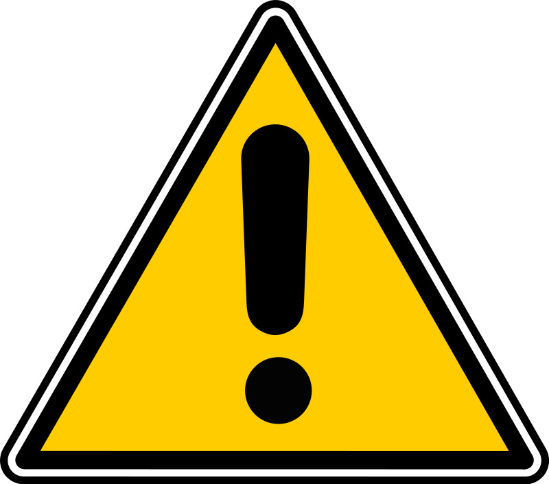 Warning Clip Art Free - Free Clipart Images
