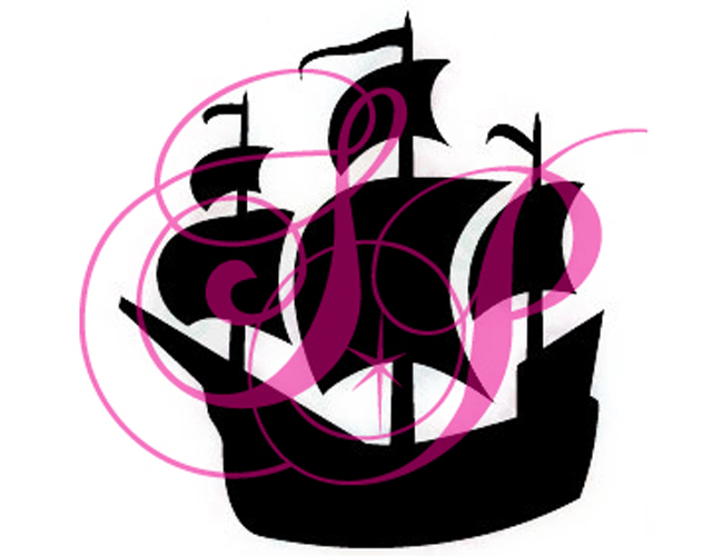 Stencil – Pirate Ship – Set of 6 | Shimmer Pros