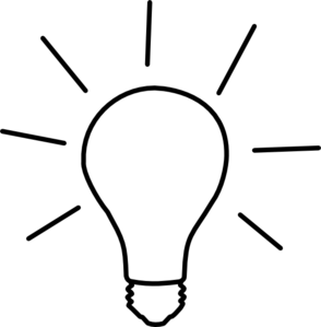 Idea Light Bulb Clip Art - vector clip art online ...