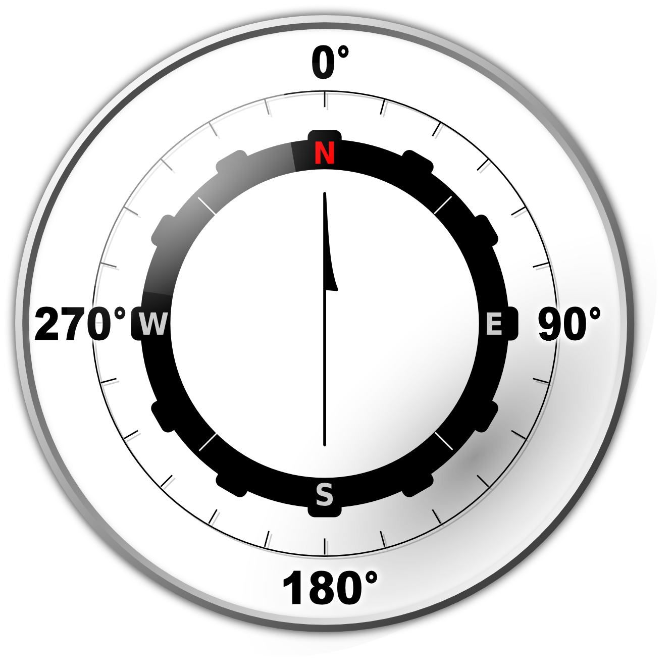 modern compass rose SVG