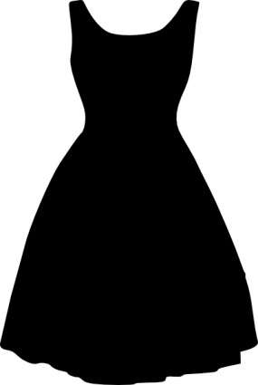 Retro Dress clip art - Download free Other vectors
