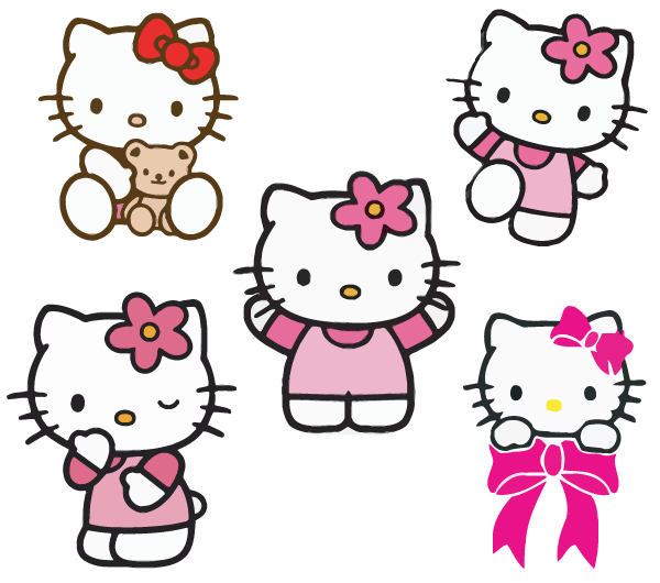 Free Hello kitty vectors | Download Free Vector Art