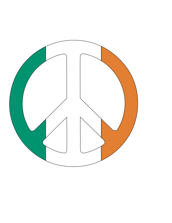 Scalable Vector Graphics Irish Flag Peace Symbol 2 peacesymbol.org ...