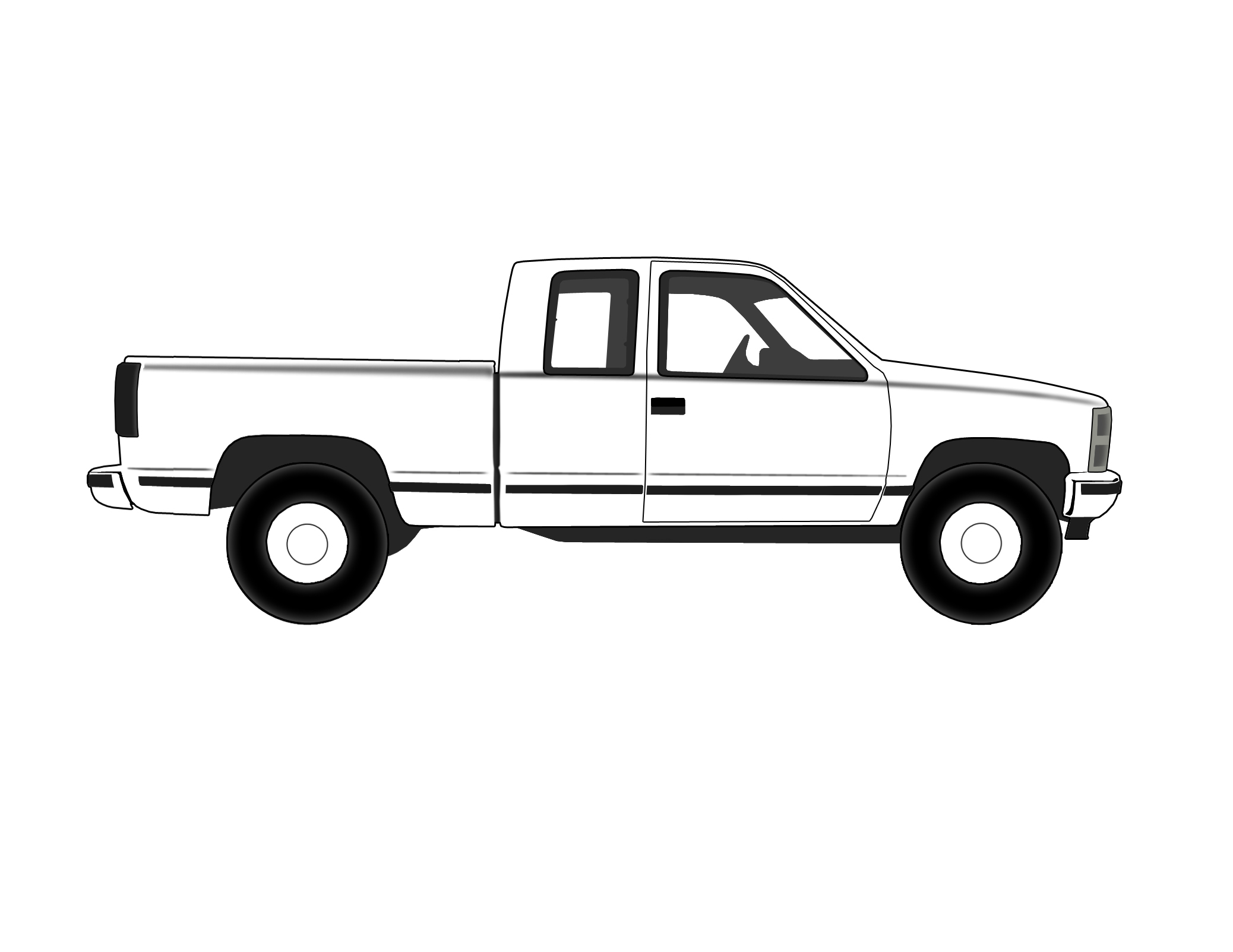 Mercedes truck clip art #3