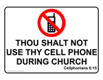 No Cell Phone Use on ComplianceSigns.