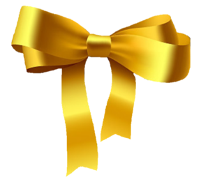 Gold Bow clip art - vector clip art online, royalty free & public ...
