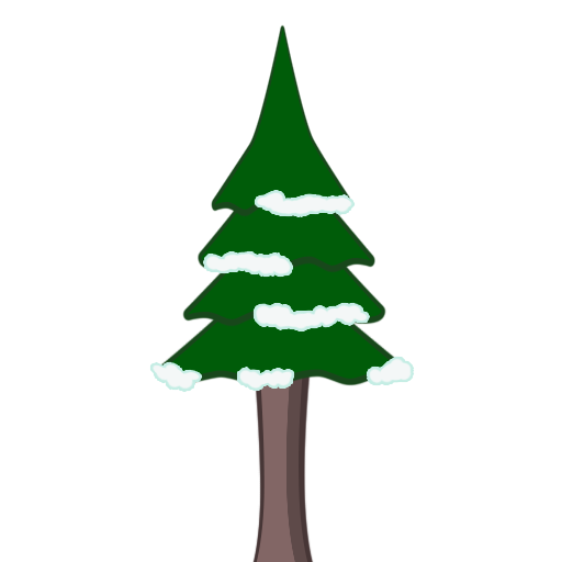 Cartoon Winter Tree