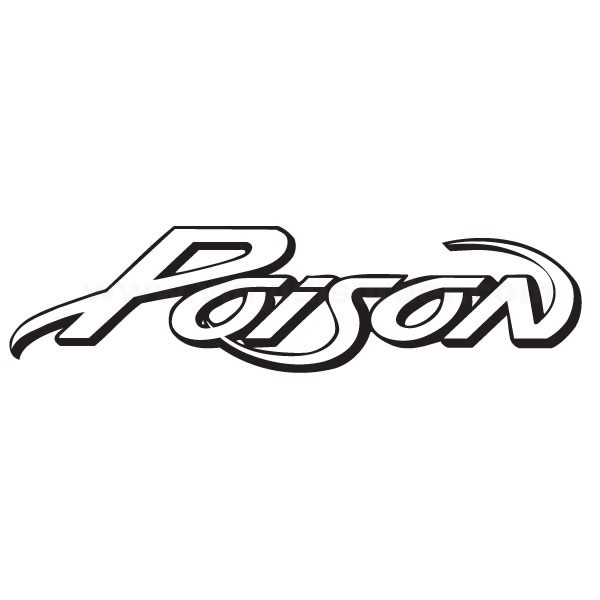 POISON LOGO CAR DECAL STICKER - Decals And Flags