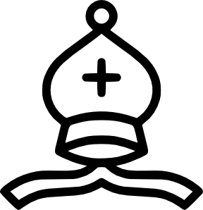 Chess Bishop White Piece clip art - vector clip art online ...