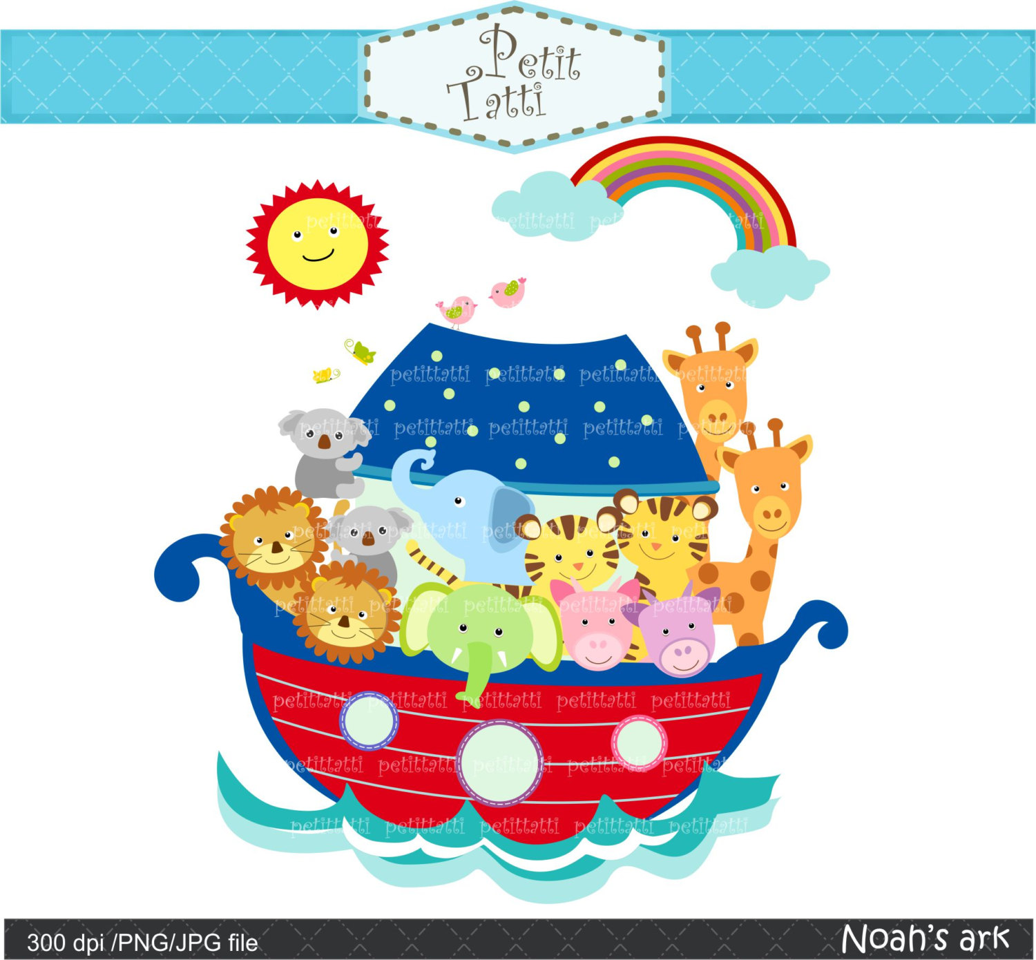 noah's ark animals clipart - photo #18