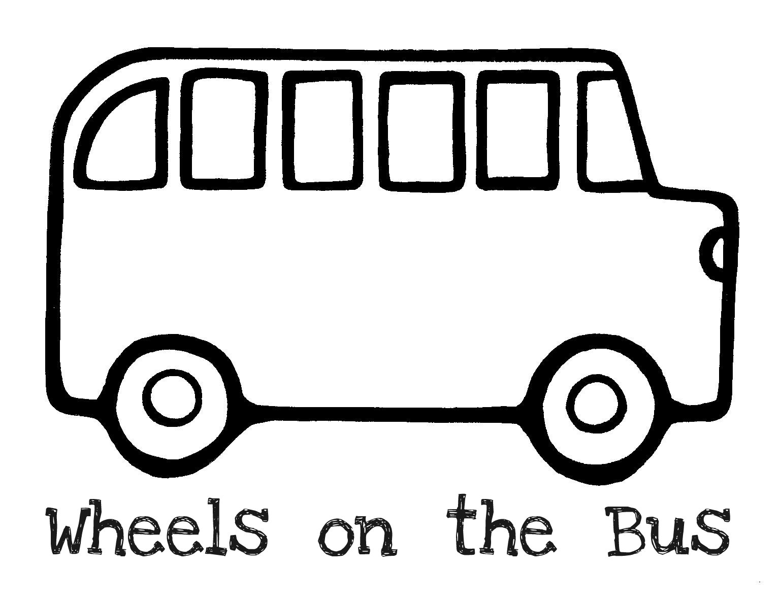 cartoon bus coloring pages - photo #37