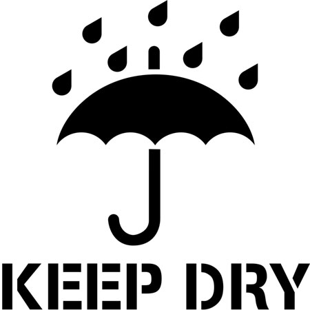 Stencils | Shipping | Keep Dry Shipping Symbol Stencil ...