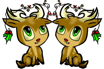 Chibi Reindeer Cartoon Deer, Echo's Cartoon Reindeer Clipart for ...