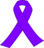 Purple Ribbon Cancer - vector clip art online, royalty free ...