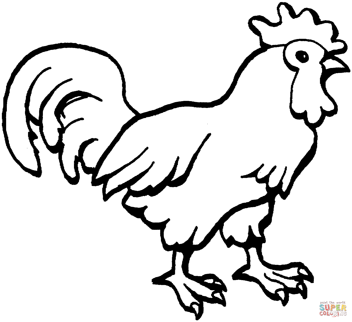 Chicken coloring pages | Free Coloring Pages