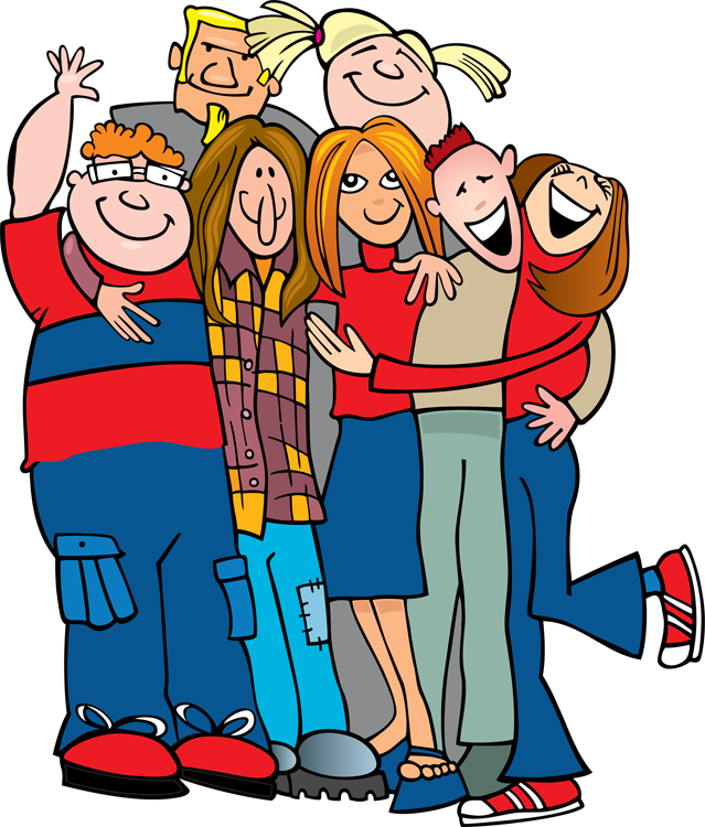 family hugging clipart - photo #27