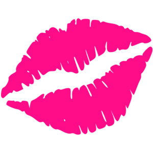 Pink lips clip art