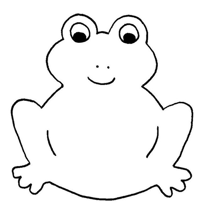 Free Printable Template Of A Frog