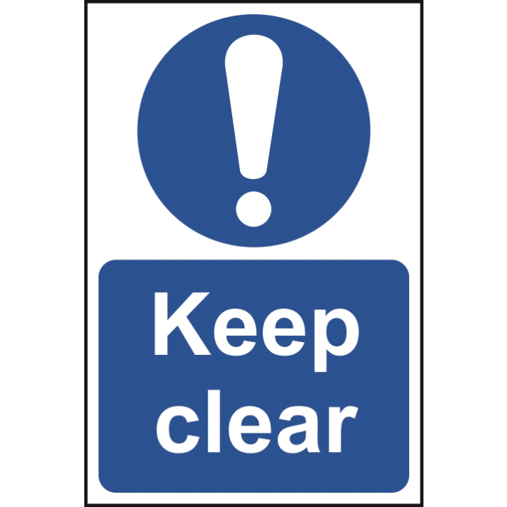 Workshop Signs Keep Clear - ClipArt Best