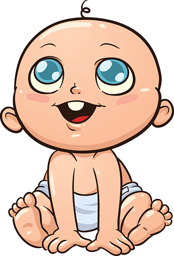 Cute Baby Cartoon - ClipArt Best