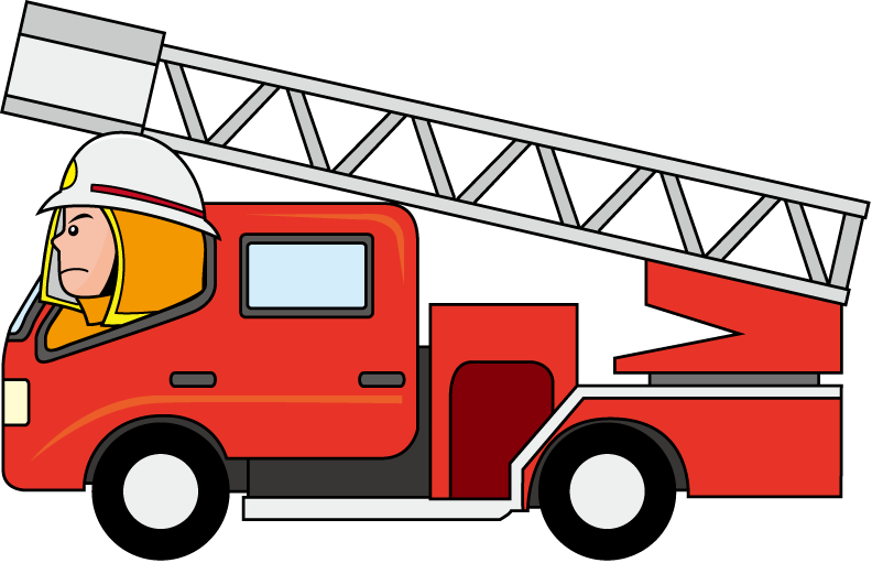 clip art cartoon fire engine - photo #25